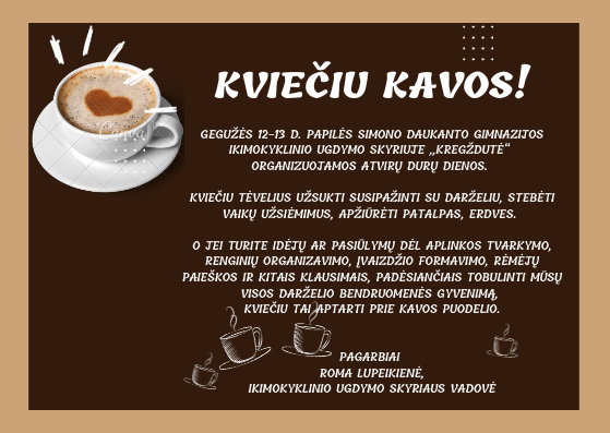 Kviečiu kavos