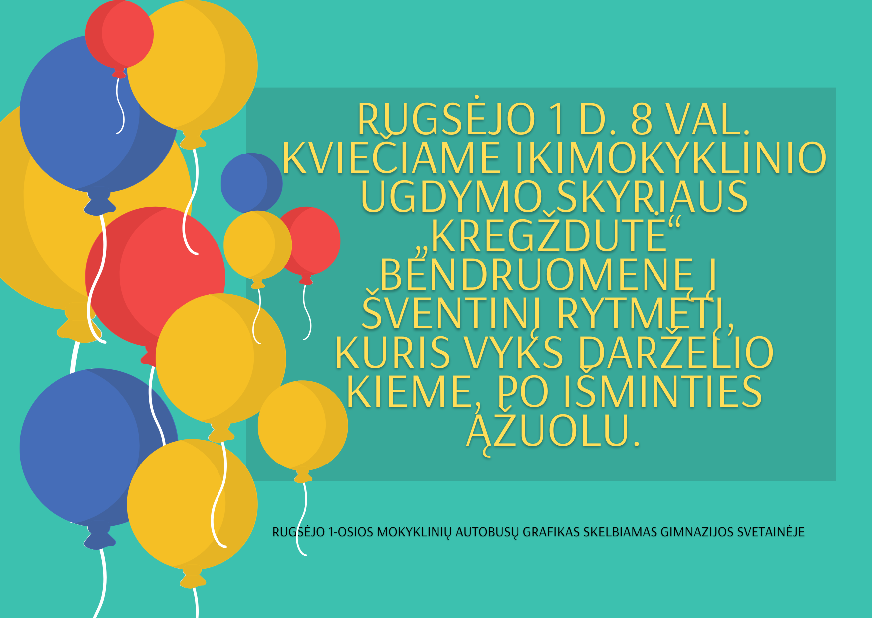 kvietimas darz