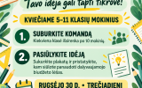 Tavo idėja gali tapti tikrove!