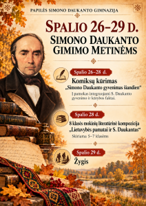Simono Daukanto gimimo metinėms